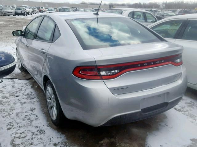 1C3CDFBA9DD139735 - 2013 DODGE DART SXT SILVER photo 3