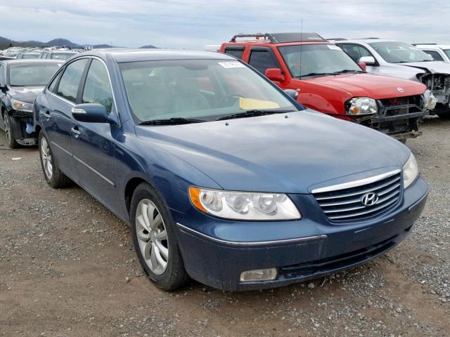 KMHFC46F08A321803 - 2008 HYUNDAI AZERA SE BLUE photo 1