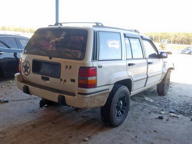 1J4GZ78Y3RC269574 - 1994 JEEP GRAND CHER WHITE photo 4