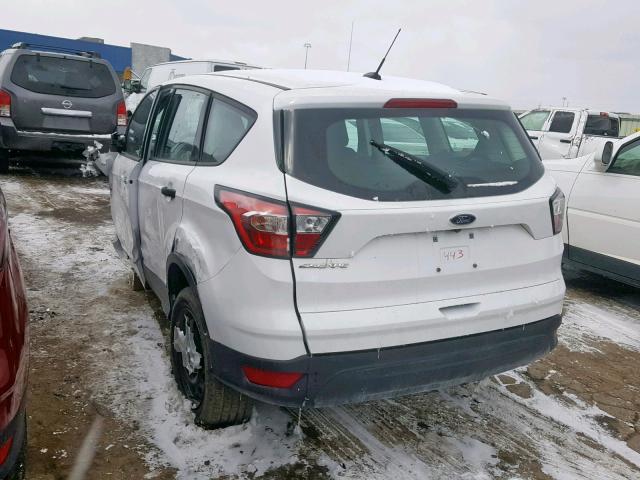 1FMCU0F75JUA44443 - 2018 FORD ESCAPE S WHITE photo 3