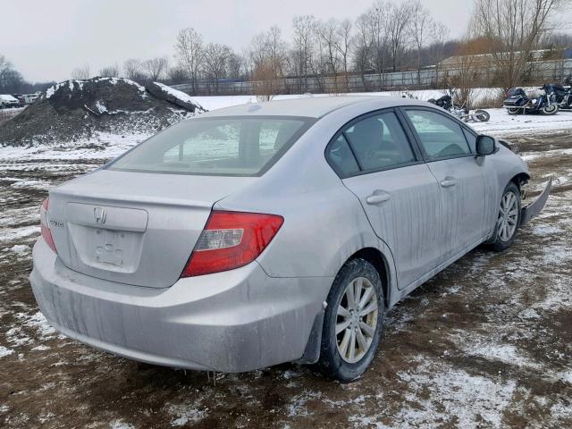 19XFB2F93CE069329 - 2012 HONDA CIVIC EXL SILVER photo 4