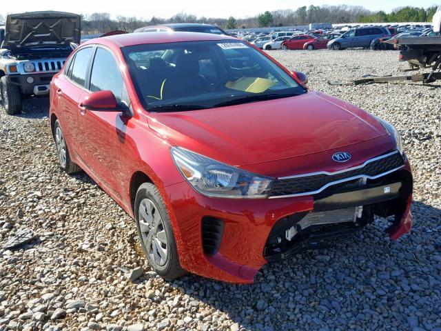 3KPA24AB5KE160570 - 2019 KIA RIO S RED photo 1