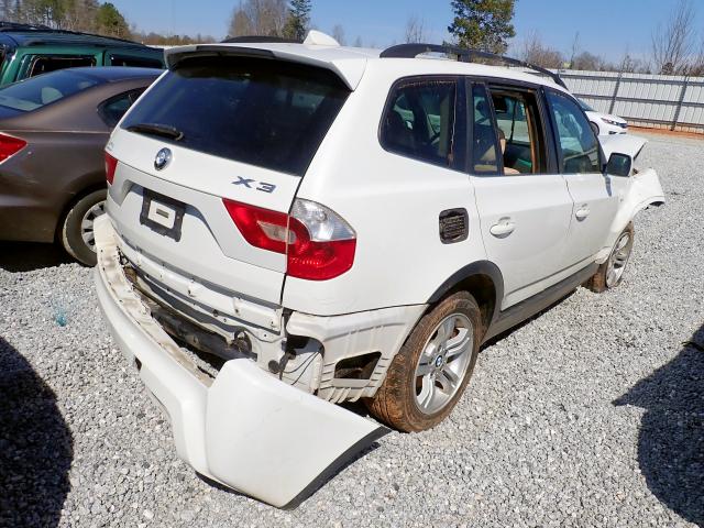 WBXPA93436WD34999 - 2006 BMW X3 3.0I WHITE photo 4