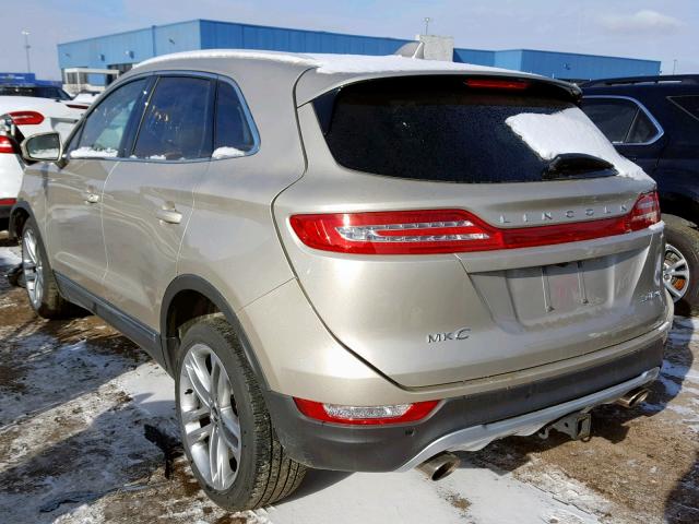 5LMCJ3D99HUL50471 - 2017 LINCOLN MKC RESERV GOLD photo 3