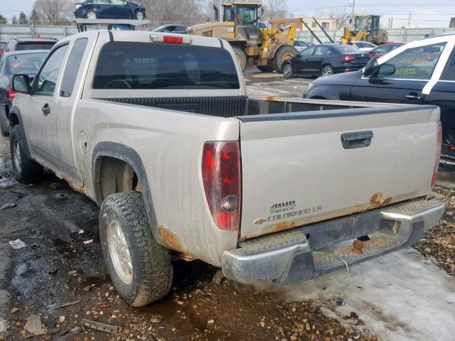 1GCDT196858110051 - 2005 CHEVROLET COLORADO TAN photo 3