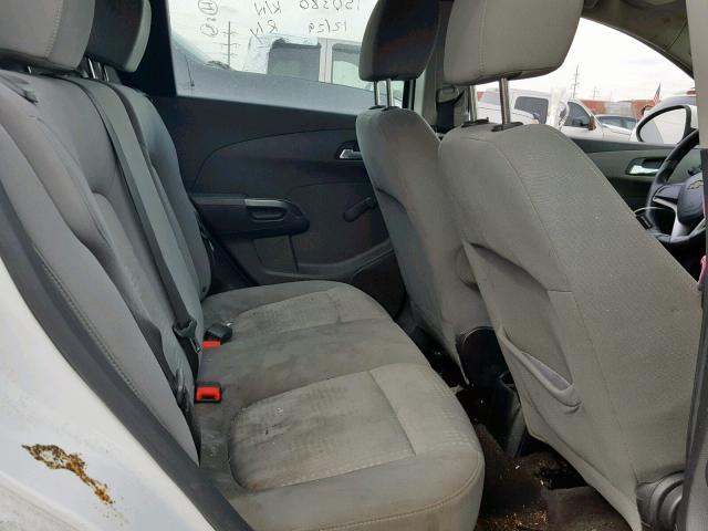 1G1JA6SH9C4150380 - 2012 CHEVROLET SONIC LS 白色 照片 6