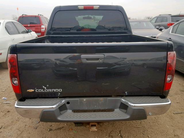 1GCCS136068233836 - 2006 CHEVROLET COLORADO BLACK photo 9