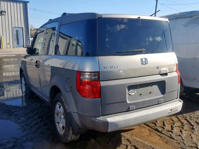 5J6YH17573L006443 - 2003 HONDA ELEMENT EX SILVER photo 3