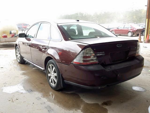 1FAHP24W79G104875 - 2009 FORD TAURUS SEL BROWN photo 3