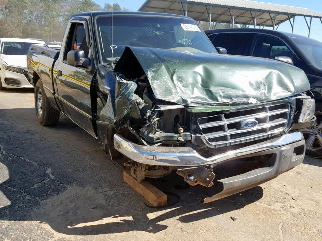 1FTYR10C81TA27388 - 2001 FORD RANGER GREEN photo 1