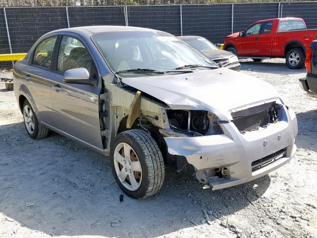 KL1TG5DE6BB266374 - 2011 CHEVROLET AVEO LT GRAY photo 1