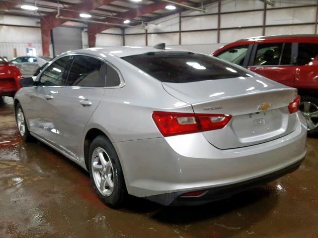 1G1ZB5ST9GF251203 - 2016 CHEVROLET MALIBU LS SILVER photo 3