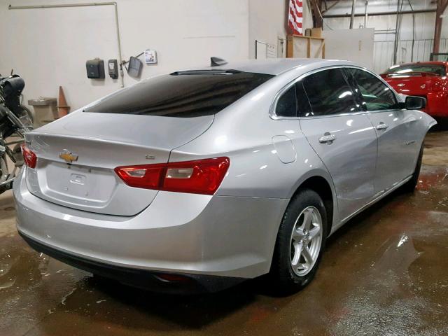 1G1ZB5ST9GF251203 - 2016 CHEVROLET MALIBU LS SILVER photo 4