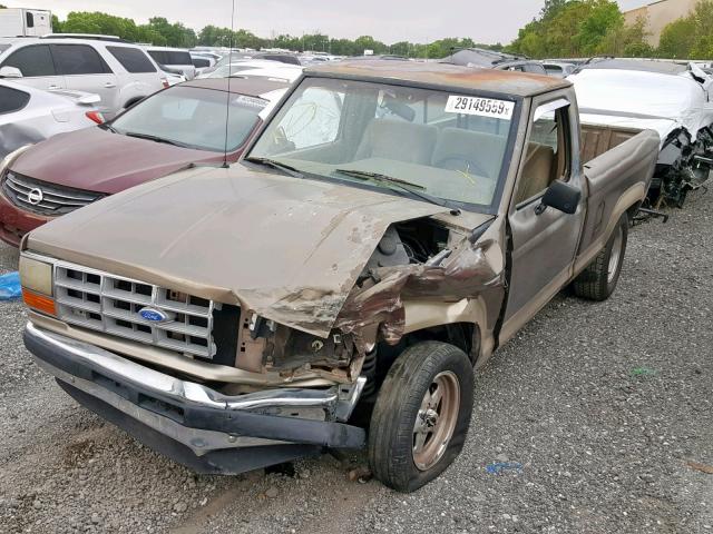 1FTCR10A0LUA45745 - 1990 FORD RANGER BEIGE photo 2