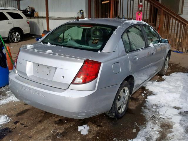 1G8AJ55F27Z128350 - 2007 SATURN ION LEVEL SILVER photo 4