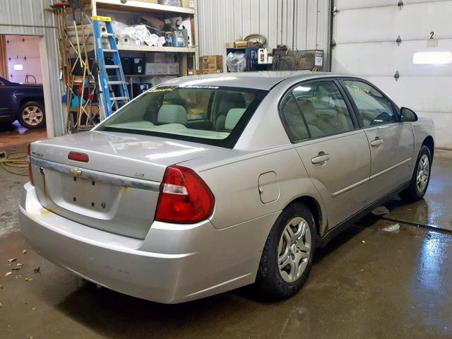 1G1ZS58F97F224942 - 2007 CHEVROLET MALIBU LS SILVER photo 4