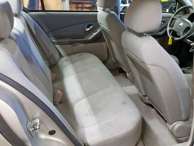 1G1ZS58F97F224942 - 2007 CHEVROLET MALIBU LS SILVER photo 6