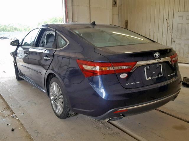 4T1BK1EB4JU275444 - 2018 TOYOTA AVALON XLE BLUE photo 3