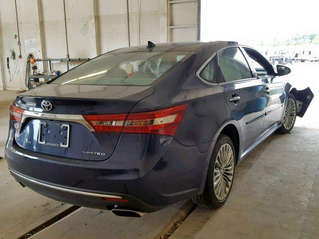 4T1BK1EB4JU275444 - 2018 TOYOTA AVALON XLE BLUE photo 4