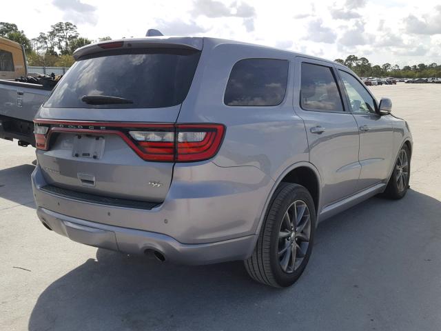 1C4SDHCTXEC426513 - 2014 DODGE DURANGO R/ SILVER photo 4