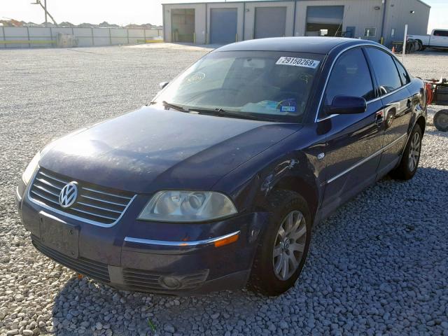 WVWPD63B23P341463 - 2003 VOLKSWAGEN PASSAT GLS BLUE photo 2