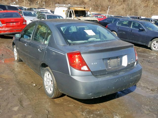 1G8AJ52F54Z177591 - 2004 SATURN ION LEVEL GRAY photo 3