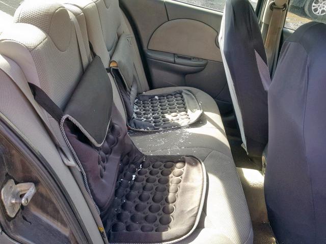 1G8AJ52F54Z177591 - 2004 SATURN ION LEVEL GRAY photo 6