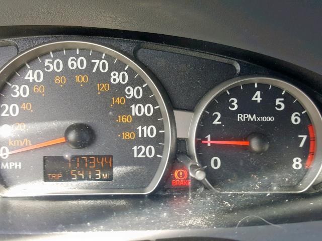 1G8AJ52F54Z177591 - 2004 SATURN ION LEVEL GRAY photo 8