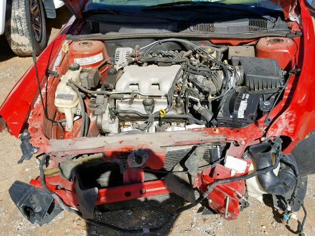 1G2NF52E74C207052 - 2004 PONTIAC GRAND AM S RED photo 7