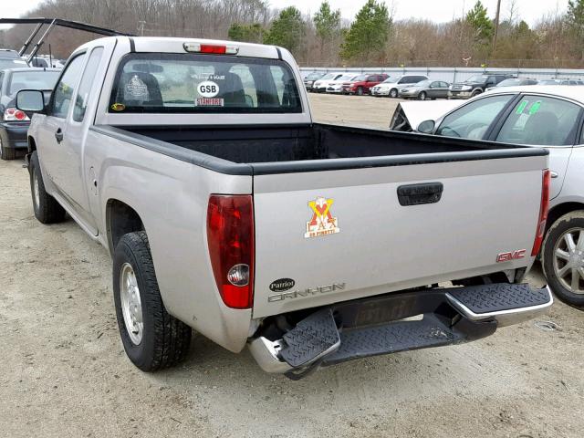 1GTCS196758190831 - 2005 GMC CANYON TAN photo 3