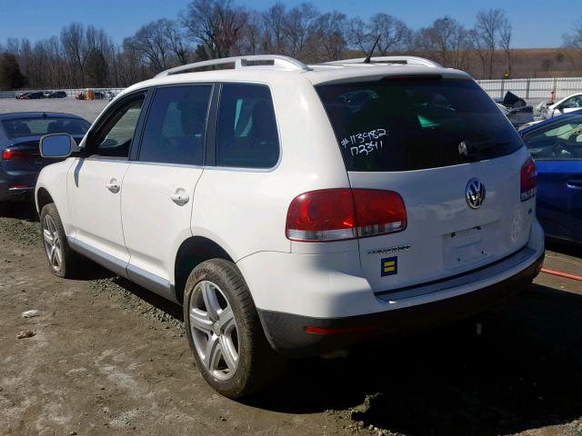 WVGZB77L07D025201 - 2007 VOLKSWAGEN TOUAREG V8 WHITE photo 3