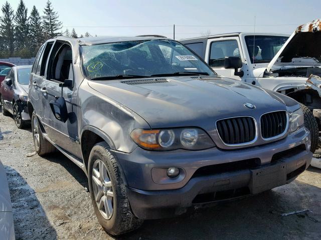 5UXFA13526LY24558 - 2006 BMW X5 3.0I GRAY photo 1