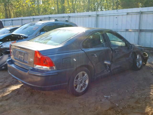 YV1RS592X62514013 - 2006 VOLVO S60 2.5T GRAY photo 4