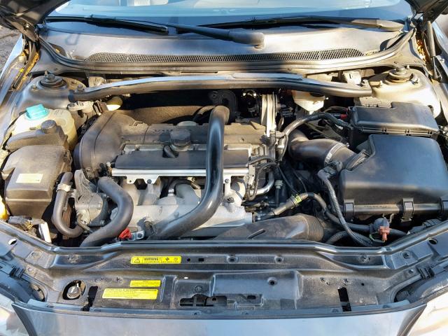 YV1RS592X62514013 - 2006 VOLVO S60 2.5T GRAY photo 7