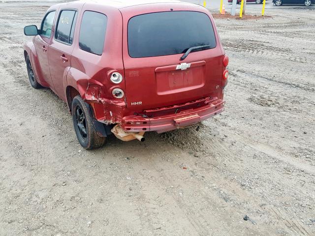 3GNDA23D78S555564 - 2008 CHEVROLET HHR LT RED photo 3