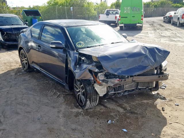 JTKJF5C72E3082305 - 2014 TOYOTA SCION TC GRAY photo 1