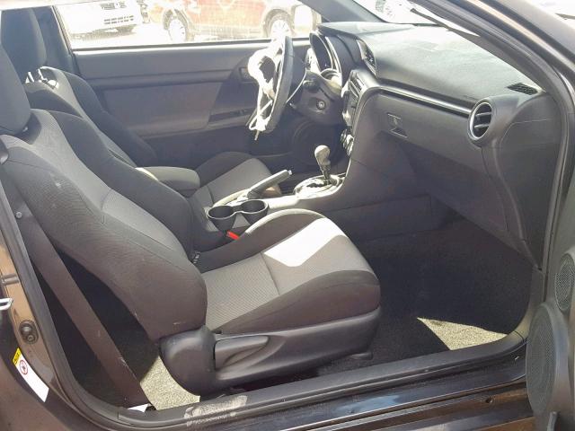 JTKJF5C72E3082305 - 2014 TOYOTA SCION TC GRAY photo 5