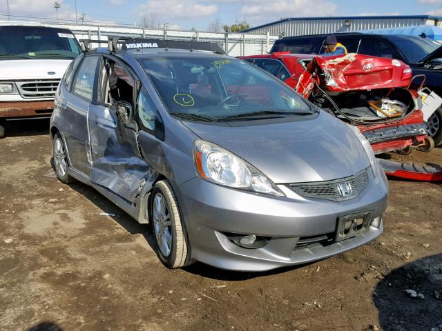 JHMGE8H48AC001935 - 2010 HONDA FIT SPORT GRAY photo 1