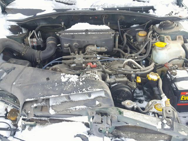 4S3BH6755Y7651066 - 2000 SUBARU LEGACY OUT GREEN photo 7