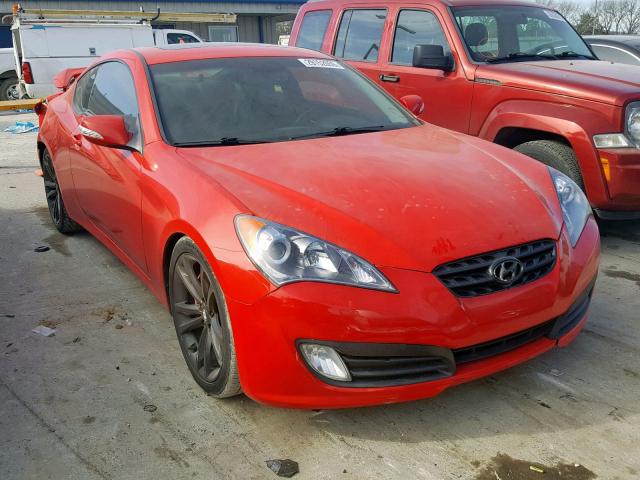 KMHHU6KHXBU043300 - 2011 HYUNDAI GENESIS CO RED photo 1