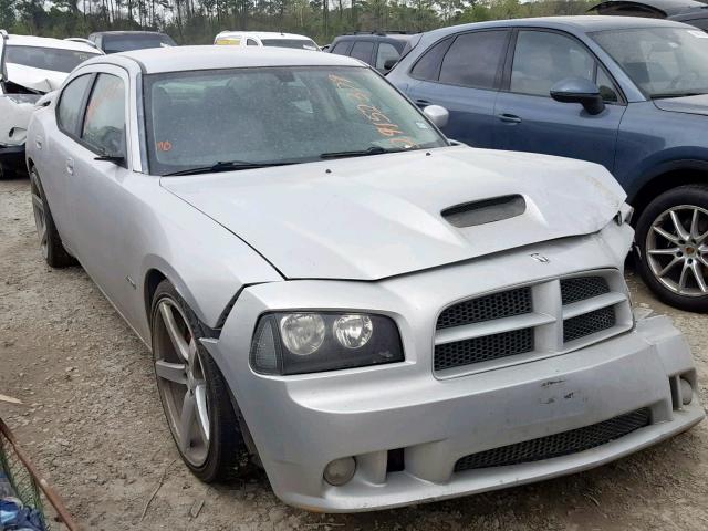 2B3LA73W88H240330 - 2008 DODGE CHARGER SR SILVER photo 1