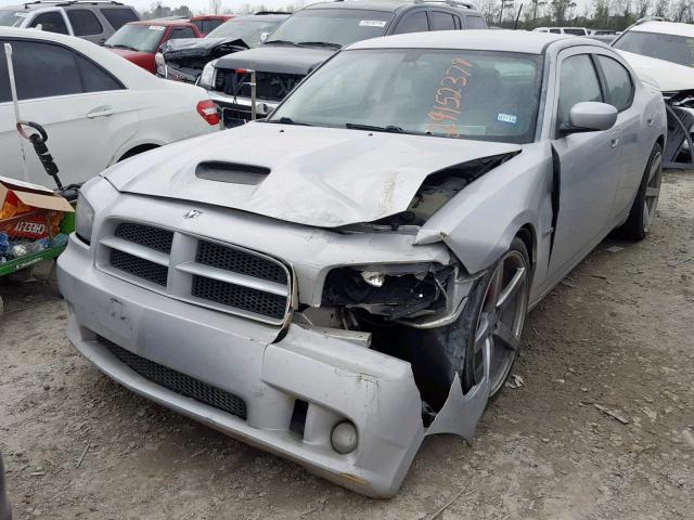 2B3LA73W88H240330 - 2008 DODGE CHARGER SR SILVER photo 2