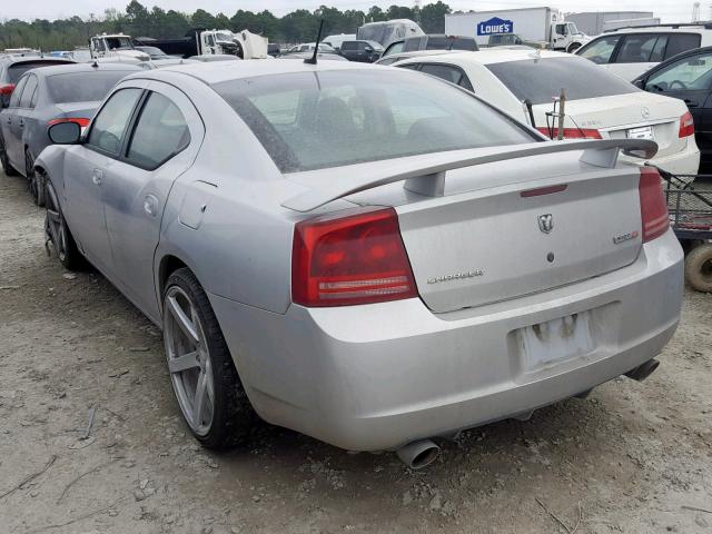 2B3LA73W88H240330 - 2008 DODGE CHARGER SR SILVER photo 3