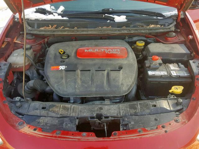 1C3CDFCHXDD131705 - 2013 DODGE DART LIMIT RED photo 7