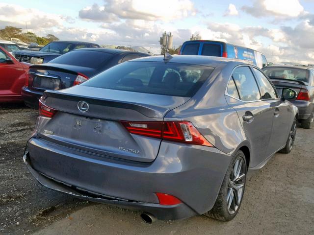 JTHBF1D21F5065068 - 2015 LEXUS IS 250 GRAY photo 4