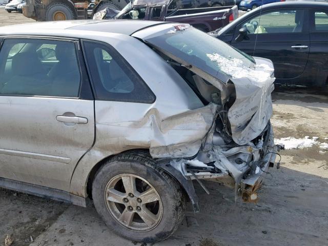 1G1ZT64865F251135 - 2005 CHEVROLET MALIBU MAX 银色 照片 10