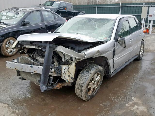 1G1ZT64865F251135 - 2005 CHEVROLET MALIBU MAX 银色 照片 2