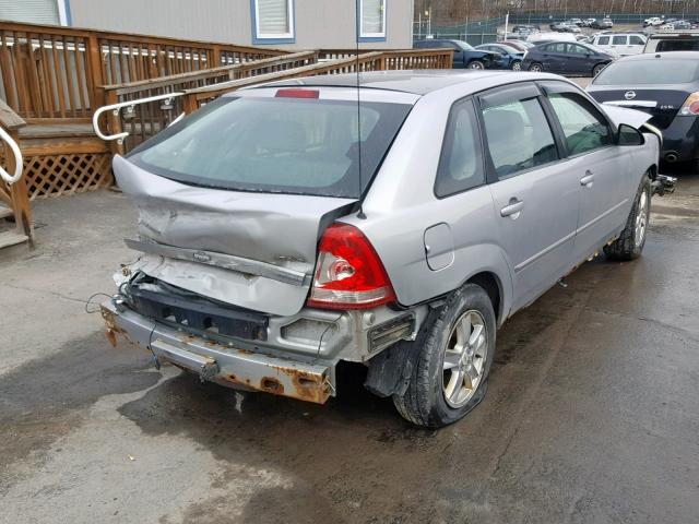 1G1ZT64865F251135 - 2005 CHEVROLET MALIBU MAX 银色 照片 4
