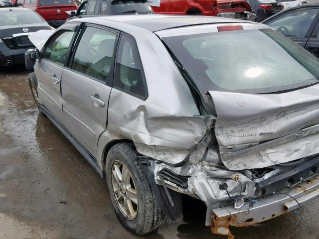 1G1ZT64865F251135 - 2005 CHEVROLET MALIBU MAX 银色 照片 9