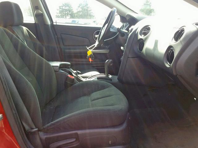 2G2WP552981123975 - 2008 PONTIAC GRAND PRIX RED photo 5